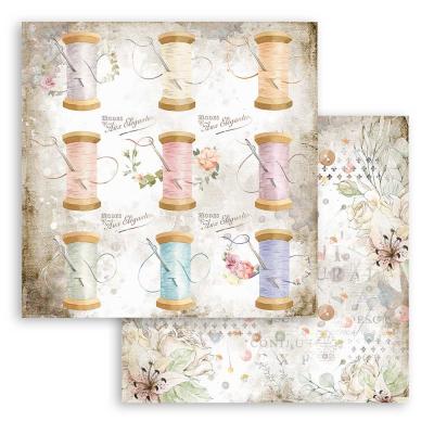 Stamperia Romantic Threads Designpapier - Paper Sheets